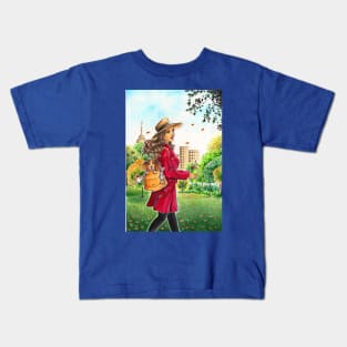 Autumn Breeze Kids T-Shirt